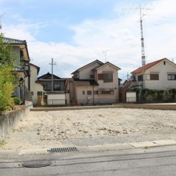 草津市木川町4区画 A号地 建築条件なし売土地 